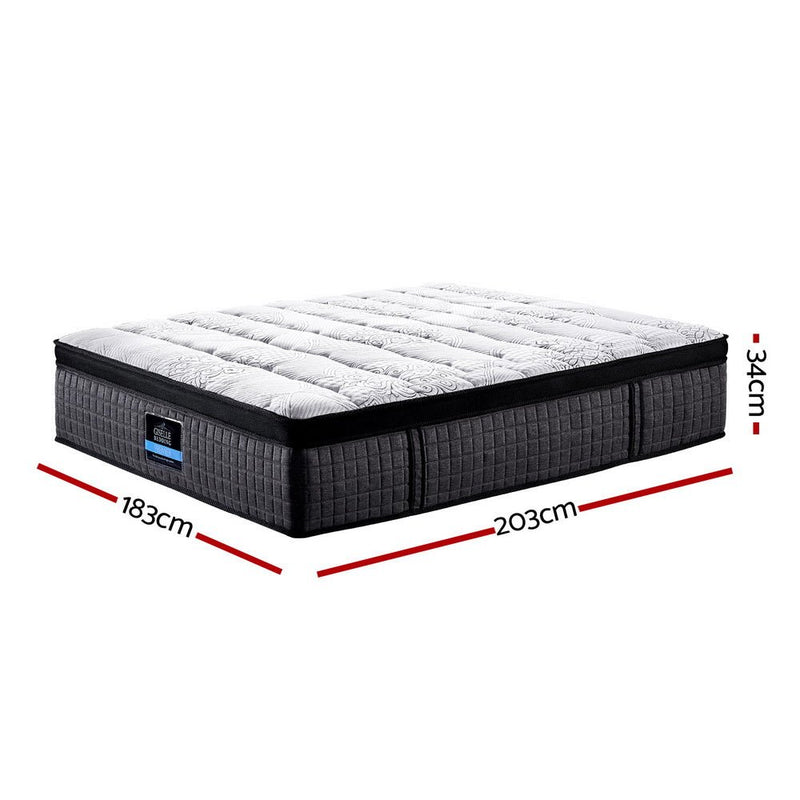 Danoz Direct - Giselle Bedding 34cm Mattress 9 Zone Latex Foam King - danozdirect