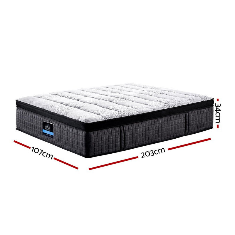 Danoz Direct - Giselle Bedding 34cm Mattress 9 Zone Latex Foam King Single - danozdirect