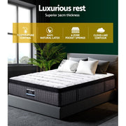 Danoz Direct - Giselle Bedding 34cm Mattress 9 Zone Latex Foam Single - danozdirect