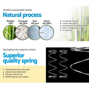 Danoz Direct - Giselle Bedding 34cm Mattress Bamboo Cover Queen - danozdirect