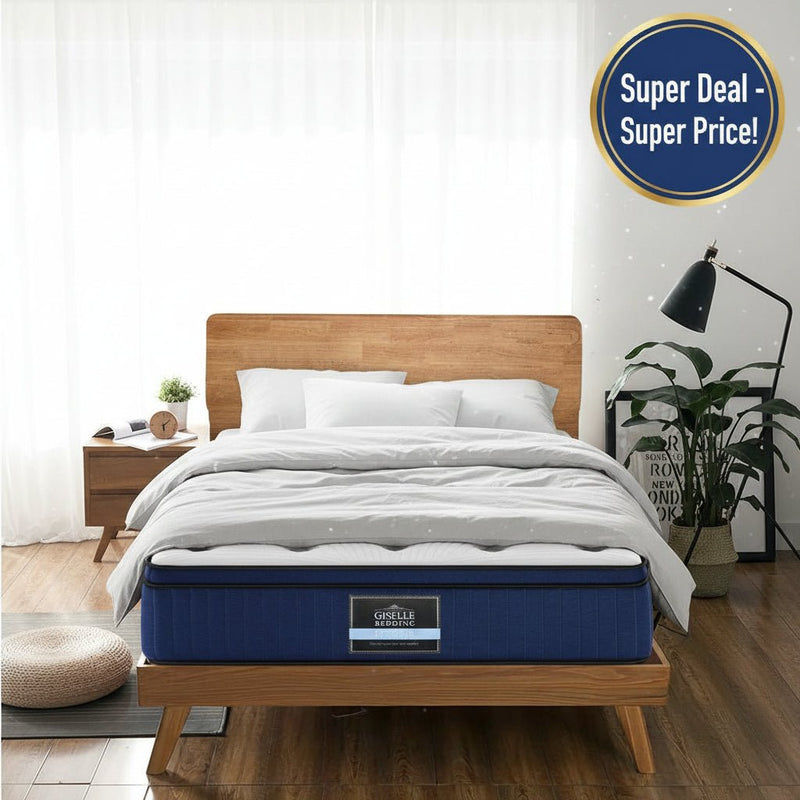 Danoz Direct - Giselle Bedding 34cm Mattress Cool Gel Memory Foam 7 Zone Double - danozdirect