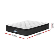 Danoz Direct - Giselle Bedding 34cm Mattress Euro Top Queen - danozdirect