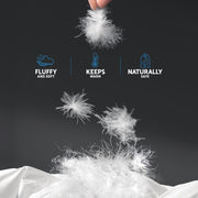 Danoz Direct - Giselle Bedding 700GSM Duck Down Feather Quilt Super King - danozdirect