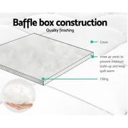 Danoz Direct - Giselle Bedding 800GSM Microfibre Bamboo Quilt Super King - danozdirect