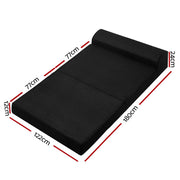 Danoz Direct - Giselle Bedding Foldable Mattress Folding Foam Bed Mat Double Black - danozdirect