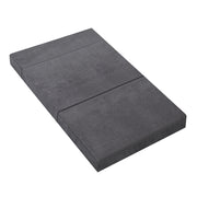 Danoz Direct - Giselle Bedding Foldable Mattress Folding Foam Bed Mat Double Grey - danozdirect