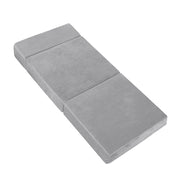 Danoz Direct - Giselle Bedding Foldable Mattress Folding Foam Bed Mat Light Grey - danozdirect