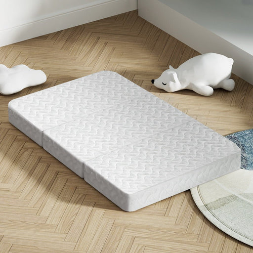 Danoz Direct - Giselle Bedding Foldable Mattress Folding Foam Cot Bed White - danozdirect