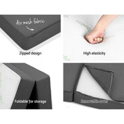 Danoz Direct - Giselle Bedding Foldable Mattress Folding Foam Single Bamboo - danozdirect