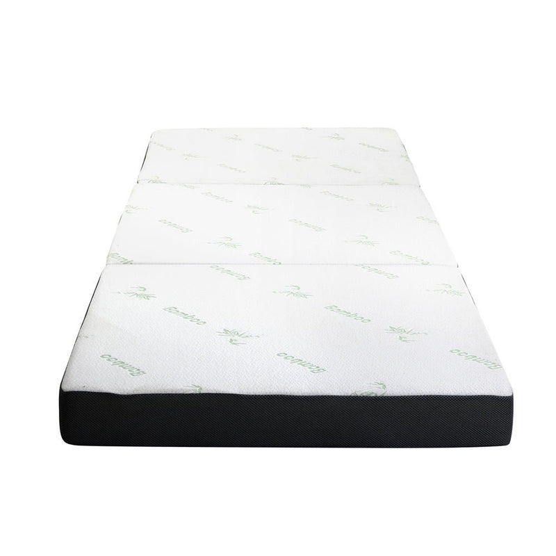 Danoz Direct - Giselle Bedding Foldable Mattress Folding Foam Single Bamboo - danozdirect