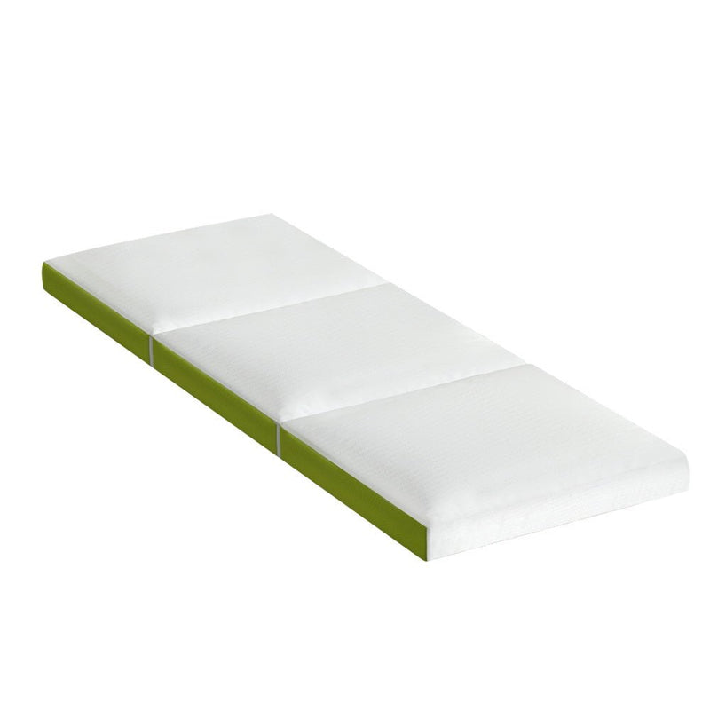 Danoz Direct - Giselle Bedding Foldable Mattress Folding Foam Trifold Green - danozdirect