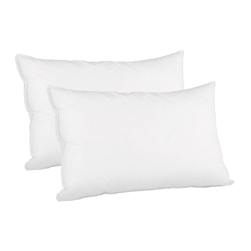 Danoz Direct - Giselle Bedding Huge 75 x 50cm Duck Feather Down Pillow Luxury - Buy 1 Get 1 Free! - danozdirect