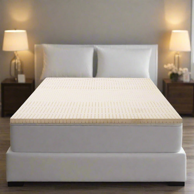 Danoz Direct - Giselle Bedding Latex Mattress Topper 5cm Queen - danozdirect