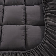 Danoz Direct - Giselle Bedding Mattress Topper Pillowtop Bamboo Charcoal Queen - danozdirect