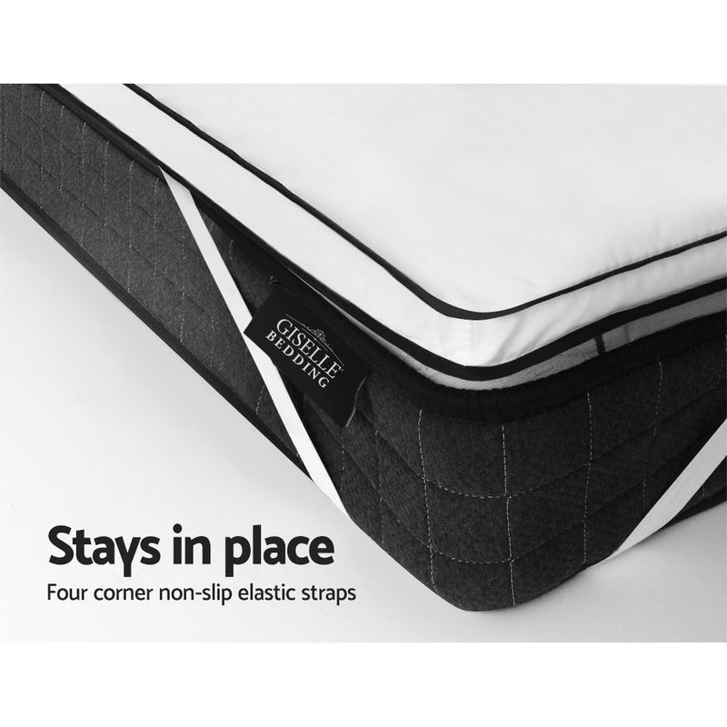 Danoz Direct - Giselle Bedding Mattress Topper Pillowtop - King - danozdirect