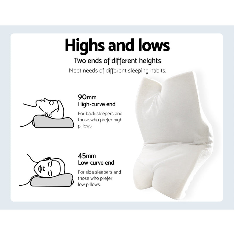 Danoz Direct - Giselle Bedding Memory Foam Contour Pillow - danozdirect