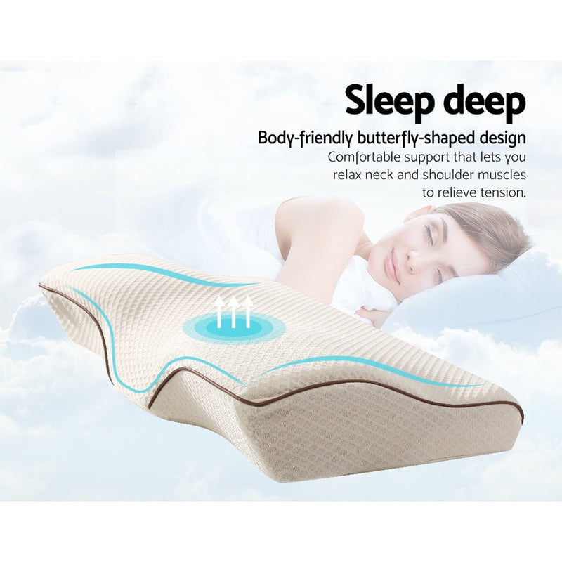 Danoz Direct - Giselle Bedding Memory Foam Contour Pillow - danozdirect