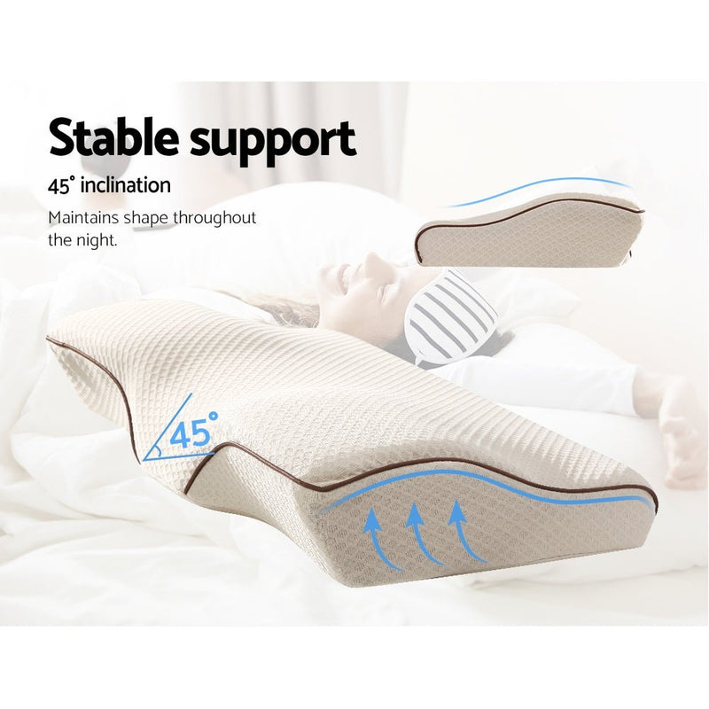 Danoz Direct - Giselle Bedding Memory Foam Contour Pillow - danozdirect