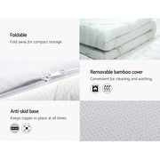 Danoz Direct - Giselle Bedding Memory Foam Mattress Topper Cool Gel 5cm Single - danozdirect