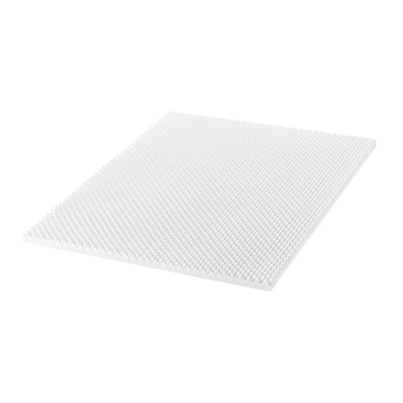 Danoz Direct - Giselle Bedding Memory Foam Mattress Topper Egg Crate 5cm Double - danozdirect