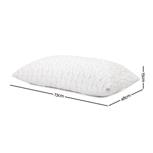 Danoz Direct - Giselle Bedding Memory Foam Pillow Single Size - Buy 1 Get 1 Free - danozdirect