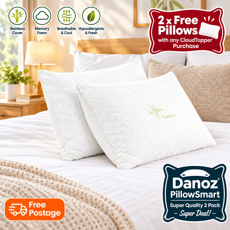 Free pillows with purchase