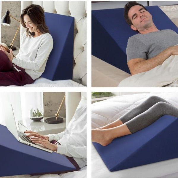 Danoz Direct - Giselle Bedding Wedge Pillow Blue - Buy 1 Get 1 Free! - danozdirect