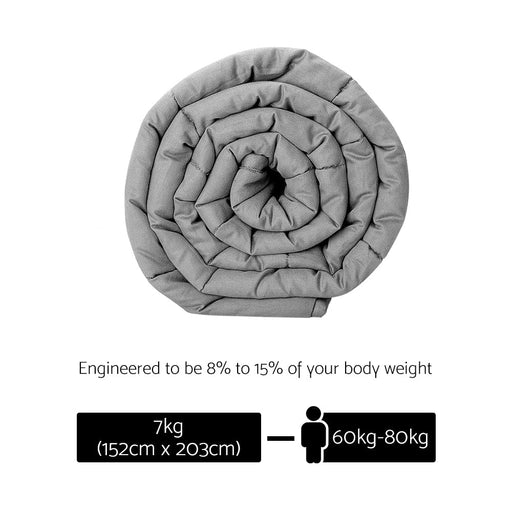 Danoz Direct - Giselle Weighted Blanket 7KG Deep Relax - danozdirect