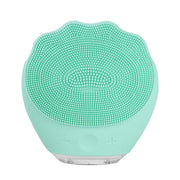 Danoz Direct - Green Electric Silicone Facial Cleanser - All - Around Vibration Massage Face Cleaning Device - danozdirect