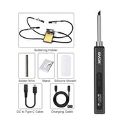 Danoz Direct - GVDA Smart Electric Soldering Iron 65W Adjustable Constant Temperature Fast Heat Portable Soldering Iron Station Kits with Tips - danozdirect