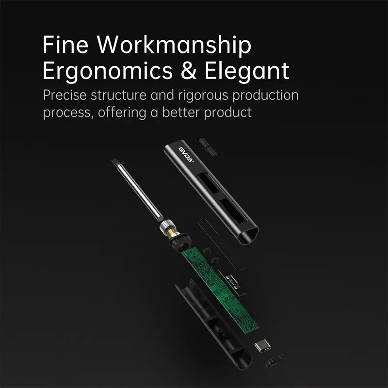 Danoz Direct - GVDA Smart Electric Soldering Iron 65W Adjustable Constant Temperature Fast Heat Portable Soldering Iron Station Kits with Tips - danozdirect
