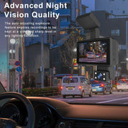 Danoz Direct - Hd Dual Camera Car Dash Cam with Infrared Night Vision - danozdirect