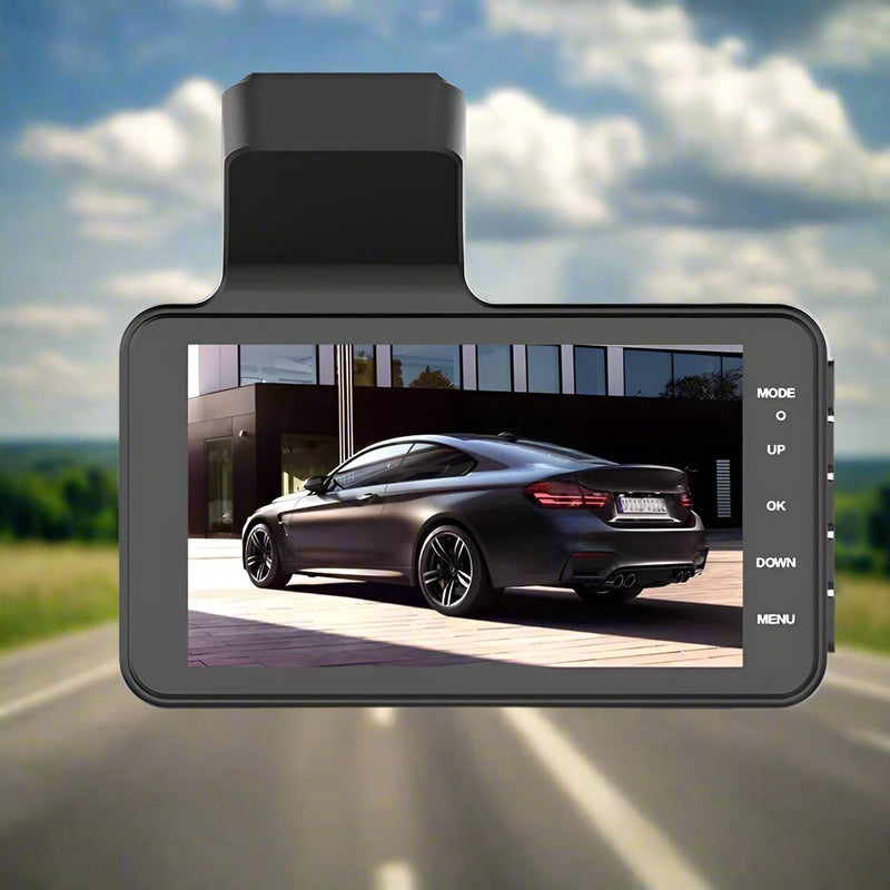 Danoz Direct - Hd Night Vision Dash Camera - 4 Inches Easy Install - Dual Record - danozdirect