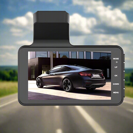 Danoz Direct - Hd Night Vision Dash Camera - 4 Inches Easy Install - Dual Record - danozdirect