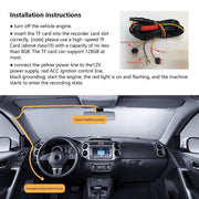 Danoz Direct - Hd Night Vision Wifi Car Dash Cam - Single Camera - danozdirect