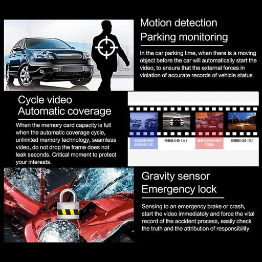 Danoz Direct - Hd Night Vision Wifi Car Dash Cam - Single Camera - danozdirect