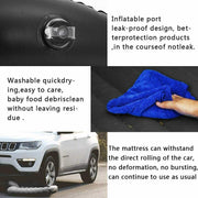Danoz Direct - Inflatable Car Back Seat Mattress Portable Camping Travel Air Bed - danozdirect
