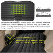 Danoz Direct - Inflatable Car Back Seat Mattress Portable Camping Travel Air Bed - danozdirect