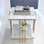 Danoz Direct - Interior Ave - Milano Gold Square Side Table - Free Postage - danozdirect