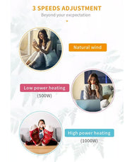 Danoz Direct - Kawa Smart Pink Edition PTC Ceramic Heater Oscillating Home Office Desk Personal 1000w - danozdirect