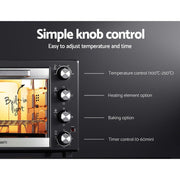 Danoz Direct Kitchen Smart - Devanti 60L Convection Oven Electric Fryer Ovens 2000W - danozdirect