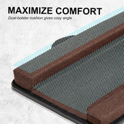 Danoz Direct - Lap Desk Laptop Stand Phone Tablet Holder Mousepad Cushioned Lapdesk IRON GREY OAK - danozdirect