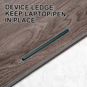 Danoz Direct - Lap Desk Laptop Stand Phone Tablet Holder Mousepad Cushioned Lapdesk IRON GREY OAK - danozdirect