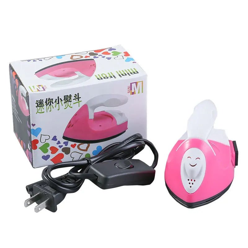 Danoz Direct - NNEOBA Mini Portable Ironing Iron - Compact Heat Press Machine - danozdirect