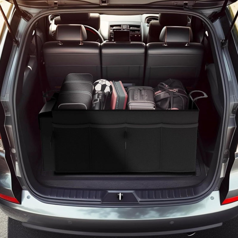 Danoz Direct - Off white Car Trunk Storage Box - Foldable Organizer - danozdirect