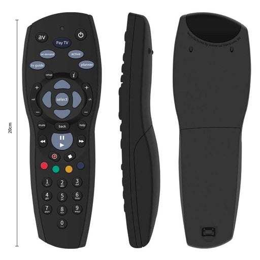 Danoz Direct - PayTV Remote Control Compatible with Foxtel Standard IQ IQ2 IQ3 IQ4 HD - Black - danozdirect