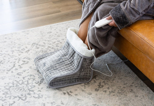 Danoz Direct - Plush flannel fleece Foot Warmer with 4 Temperature Settings - danozdirect