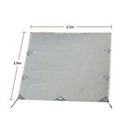 Danoz Direct - Pop Top Caravan Privacy Screen Sun Shade Side Extension 2.1 x 1.8m - danozdirect