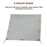 Danoz Direct - Pop Top Caravan Privacy Screen Sun Shade Side Extension 2.1 x 1.8m - danozdirect