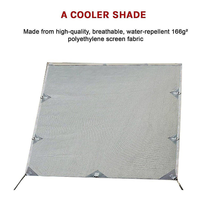 Danoz Direct - Pop Top Caravan Privacy Screen Sun Shade Side Extension 2.1 x 1.8m - danozdirect